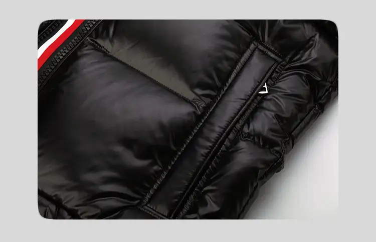 Groothandel Custom Mode Luxe Winter Puffer Jas Mannen Warm Donzen Jassen