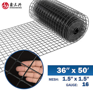 Màu xanh lá cây màu <span class=keywords><strong>PVC</strong></span> tráng mạ kẽm hàn dây lưới/1x1 thép không gỉ hàn dây lưới - Product Image 3