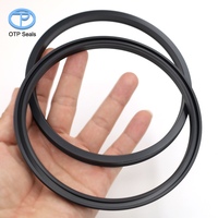 Joints d'étanchéité personnalisés en PU 126x142x9.5mm, joint torique en polyuréthane de type U pour cylindre hydraulique, joint torique NBR, solutions d'étanchéité d'usine