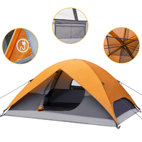 Tente de randonnée ultralégère quatre saisons à double paroi, imperméable >3000 mm, pour le trekking, le vélo, le camping, 1-2 personnes
