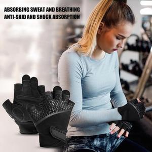 Brussels Sports Outdoor Cycling Anti-slip Breathable Men Half <b>Finger</b> Climbing Gloves - Product Image 2