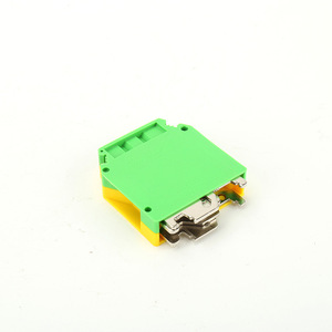 Uslkg-35n Grounding <b>Terminal</b> Block 35mm 100a Screw Connection Yellow Green Bicolor Rail Mounted Earth <b>Terminal</b> - Product Image 1