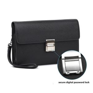 Cartera de Negocios para Hombre de Alta Calidad, Gran Capacidad, Cuero Genuino, Antirrobo, con Bloqueo por Contraseña - Product Image 3
