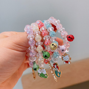 Pulsera Infantil Creativa Hecha a Mano con Cuentas <span class=keywords><strong>de</strong></span> Resina Acrílica y Lucite, Cuentas <span class=keywords><strong>de</strong></span> Colores, Colgante <span class=keywords><strong>de</strong></span> Dibujos Animados, Joyería Linda para Bebés, para Aniversario - Product Image 2