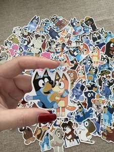 Autocollant en forme de chien mignon de dessin animé personnalisé - Product Image 3