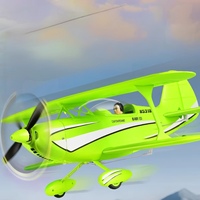 Avion biplan RC Huvelon pour débutants, stabilisation gyroscopique 3D 6G, aile fixe, télécommande