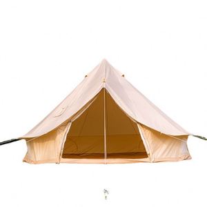 Carpa de Camping de Lujo para Exteriores, Impermeable, para las Cuatro Estaciones, de Hierro, con Tela de Poliéster y Algodón de 210G - Product Image 1