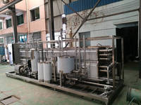 Stérilisateur à plaques de qualité industrielle PT BR1-PUT-52B, pasteurisateur automatique pour usine laitière de grande envergure, ligne de production de jus et de boissons