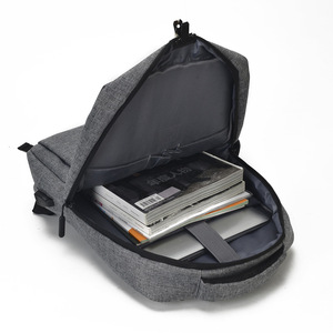 Laptop <b>Backpack</b> Unisex Gray USB Charging Compartment Business Travel Shoulder Straps Spring 2025 - Product Image 2