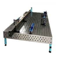 Table de soudage octogonale avec trous D28-Efficacité d'espace élevé, base en fer nitruré renforcé et anti-corrosion