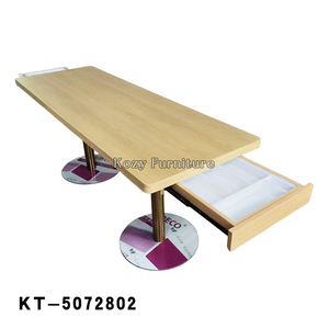 Mesa de Centro Moderna, Ecológica y Duradera, con Cajones Rectangulares para Almacenamiento, Ideal para Cafeterías, Restaurantes de Comida Rápida y Salas de Estar - Product Image 3