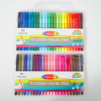 Échantillon Gratuit – Stylo à Pointe Fine 12 Couleurs, Encre à Base d'Eau Non Toxique Lavable, Pointe Ronde de 1 mm, Pour Dessin et Peinture Enfants
