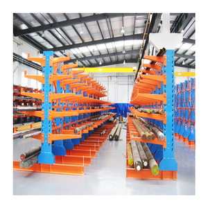 5 Layer Heavy Duty Steel <strong>Pipe</strong> Wire Shelves Corrosion Protection Long Arms Double Side Cantilever Racking Storage - Product Image 6