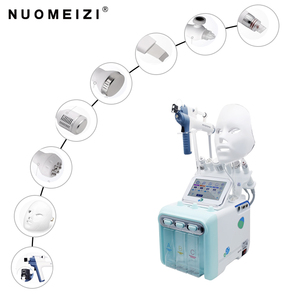 Chuyên nghiệp <span class=keywords><strong>7</strong></span> trong <span class=keywords><strong>1</strong></span> H2O2 oxy Spa trẻ hóa da mặt & nhăn sẹo loại bỏ bong bóng nhỏ Máy ABS loại máy tính để bàn - Product Image 4