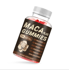 OEM Vegan Maca Gummies pour Hommes-Booster de <span class=keywords><strong>Libido</strong></span> Sans Gluten & Supplément Vitalité Quotidienne - Product Image 1