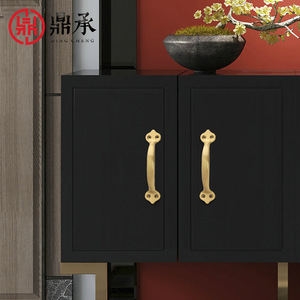 Manija de latón Dingcheng 2918 para puerta de gabinete, para muebles y decoración del hogar - Product Image 1