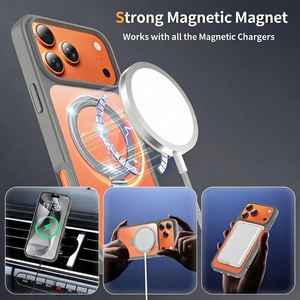 Funda Protectora para Teléfono con Anillo Magnético, Resistente a Impactos, Parte Trasera Transparente, Personalizable con Logotipo, Embalaje y Color, Fabricación OEM/ODM - Product Image 6