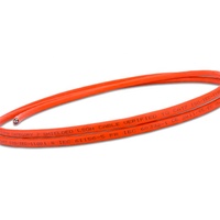 Linkwylan LSZH Cat7 kabel SFTP, kabel Solid berpelindung jaringan LAN mendukung 4PPoE komunikasi