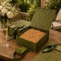 Boîte cadeau de mariage personnalisée avec ruban en satin, boîte cadeau estampillée pour demoiselle d'honneur, boîte cadeau de voyage, boîte de demande en mariage pour la mariée et les demoiselles d'honneur