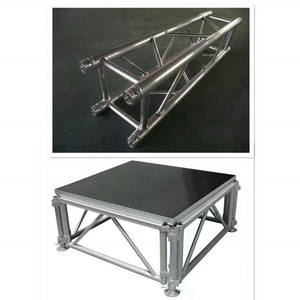 Outdoor alumínio ajustável portátil evento concerto palco plataforma para casamentos performances - Product Image 6