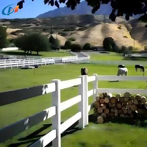 Vente en gros de garde-corps de chantier en PVC tendance panneau de clôture de ferme équestre en vinyle pour jardin <span class=keywords><strong>villa</strong></span> ranch - Product Image 6