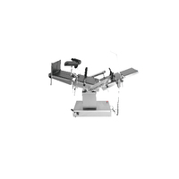 Table d'opération chirurgicale manuelle hydraulique à prix avantageux, en acrylique et métal, pour examen orthopédique en milieu hospitalier