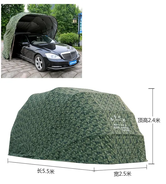 Parasole per auto pieghevole portatile semi-automatico protezione per posto auto coperto ombrello antivento tenda da sole per auto baldacchino