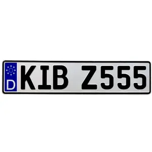 Custom Design European License Plate Euro License Plate Wholesale