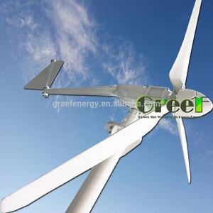 Système éolien horizontal hors réseau/sur réseau 1kW 2kW 3kW 5kW 10kW 12V 24V 48V 96V 120V 220V 240V – Prix du générateur éolien 1-50KW - Product Image 4