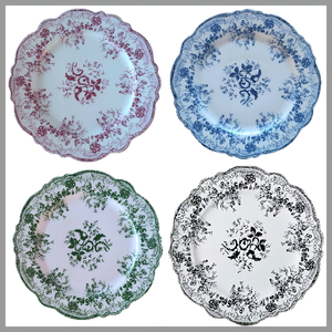 Venta Directa de Fábrica: Juegos de Vajilla de Cerámica Decorativos Clásicos Multicolor Ecológicos, de Porcelana Fina, con Logotipo Personalizado para Bodas - Product Image 2