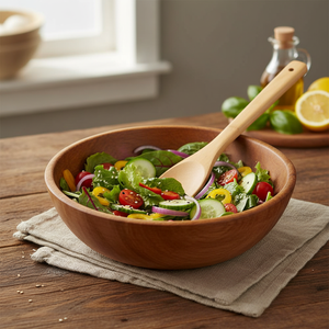 Bamboo <b>Salad</b> Spoon Eco-Friendly <b>Salad</b> <b>Tools</b> - Product Image 3