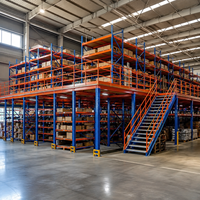 Étagères de type loft Hongrui - Structure en acier démontable robuste et personnalisable pour les entrepôts et les mezzanines