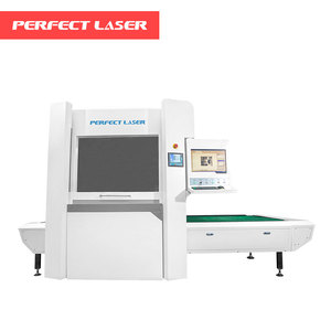 Tốc độ cao jeans Máy khắc Laser CO2 denim vải khắc galvo hệ thống máy quét tự động băng tải dệt Laser Cutter - Product Image 3