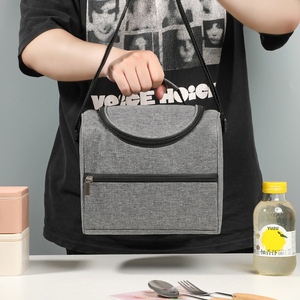Sac à déjeuner isotherme portable et pliable, avec feuille d'aluminium épaissie, pour pique-niques en plein air et usage quotidien - Product Image 5