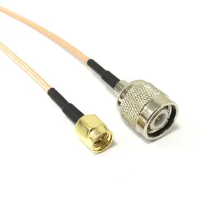 SMA至TNC电缆RG316 SMA公插头至TNC公低损耗扩展电缆TNC至SMA射频同轴适配器电缆50欧姆