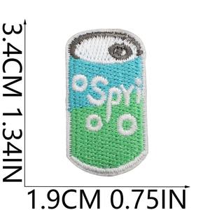 Vente en gros de mini patchs brodés thermocollants mignons, motifs nourriture (glace, fruits, bonbons, sushi, boissons), pour décoration DIY - Product Image 2