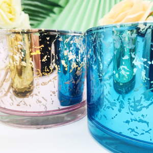 Venta al por mayor de lujo grande 3 Mechas de cera de soja Natural electrochapado tarro vela decoración del hogar cumpleaños boda fiesta <span class=keywords><strong>piscina</strong></span> vacaciones Aroma regalo - Product Image 4