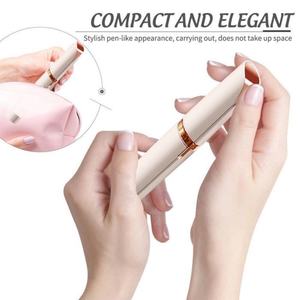 Épilateur à sourcils portable USB rechargeable, rasoir indolore pour maquillage, stylo de suppression des poils des sourcils - Product Image 3