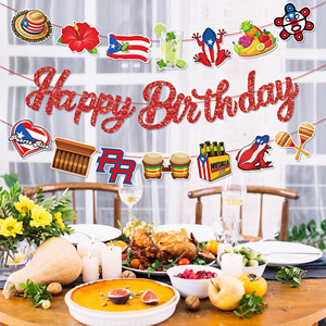 Huancai <span class=keywords><strong>Puerto</strong></span> <span class=keywords><strong>Rico</strong></span> Feliz cumpleaños Banner <span class=keywords><strong>Coqui</strong></span> Rana Guirnalda <span class=keywords><strong>de</strong></span> papel Banderines colgantes <span class=keywords><strong>para</strong></span> suministros <span class=keywords><strong>de</strong></span> fiesta <span class=keywords><strong>de</strong></span> cumpleaños puertorriqueños - Product Image 6