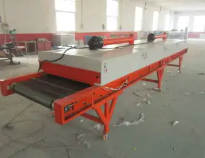 Economical long IR screen printing conveyor dryer tunnel dryer for t shirts ,non woven bags,clothing
