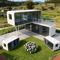 Moderna Casa Cápsula Transpirable Tipo Apple Cabin |   Unidad Portátil Pequeña para Exteriores para Proyectos de Hostelería, Supermercados y Edificios de Oficinas