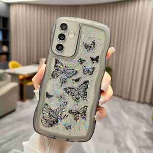 Coque mobile en caoutchouc gel papillon respectueux de la peau pour Samsung A14 A54 A53 A35 S23fe Cases <span class=keywords><strong>A71</strong></span> - Product Image 6