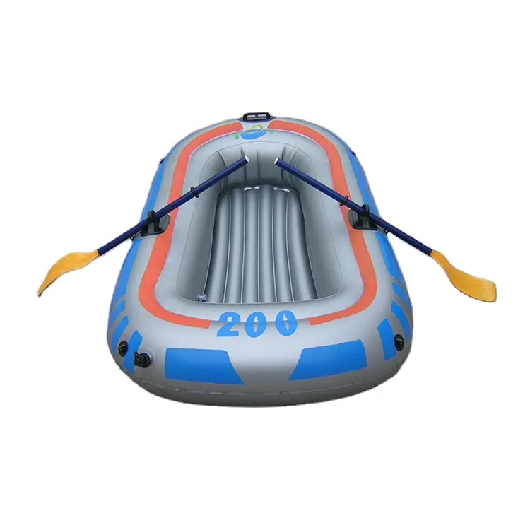 Bote inflable de PVC para pesca, bote de remos de goma, canoa inflable, kayak