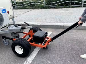 Remolque <span class=keywords><strong>Dolly</strong></span> eléctrico de servicio pesado directo de fábrica con sistema estable de 4 ruedas para un fácil posicionamiento de remolque todoterreno - Product Image 2