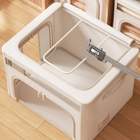 Boîte de rangement à chaussures pliable minimaliste 20-35L Grande capacité Anti-poussière et portable Polyvalente pour chaussures
