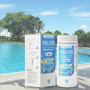 7 In 1 vasche di pesce piscina acqua potabile Test di qualità bromo cloro residuo cloro strisce di prova Ph Test