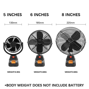 For for 18V Battery DIY Industrial Grade <b>Power</b> <b>Tool</b> Low Noise 5/6/8 Inch Fan 3-Year Warranty Multiple Uses DFS004 Fan D - Product Image 4