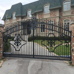 <span class=keywords><strong>Porte</strong></span> méditerranéenne en fer forgé Double <span class=keywords><strong>porte</strong></span> <span class=keywords><strong>d</strong></span>'<span class=keywords><strong>entrée</strong></span> principale extérieure pour villa Cadre <span class=keywords><strong>d</strong></span>écoratif en acier antivol avec motifs ornés - Product Image 4