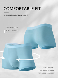 Người Đàn Ông Của Nén Băng Lụa Boxer Quần Short Thiết Kế Cổ Điển Tùy Chỉnh Thực Hiện Tóm Tắt Với Logo Bền Vững ODM/OEM - Product Image 2