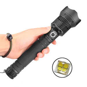 High Power <b>Led</b> <b>Flashlight</b> P70 Aluminum Alloy Rechargeable Battery 2000mah For Outdoor Hiking Camping Fishing Patrol - Product Image 2